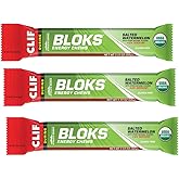 Clif Shot Bloks - Salted Watermelon - Energy Chews (3 x 2.1oz Bars)