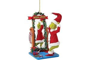 HOVTOIL Christmas Grinches Ornaments, Acrylic Greench Christmas Ornaments 2023, Cute Grinchmas Christmas Decorations, Fine Workmanship G-rinch Decor for Christmas Thanksgiving (K)