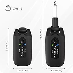Fesley 2.4GHz Wireless Guitar System: Better Audio
