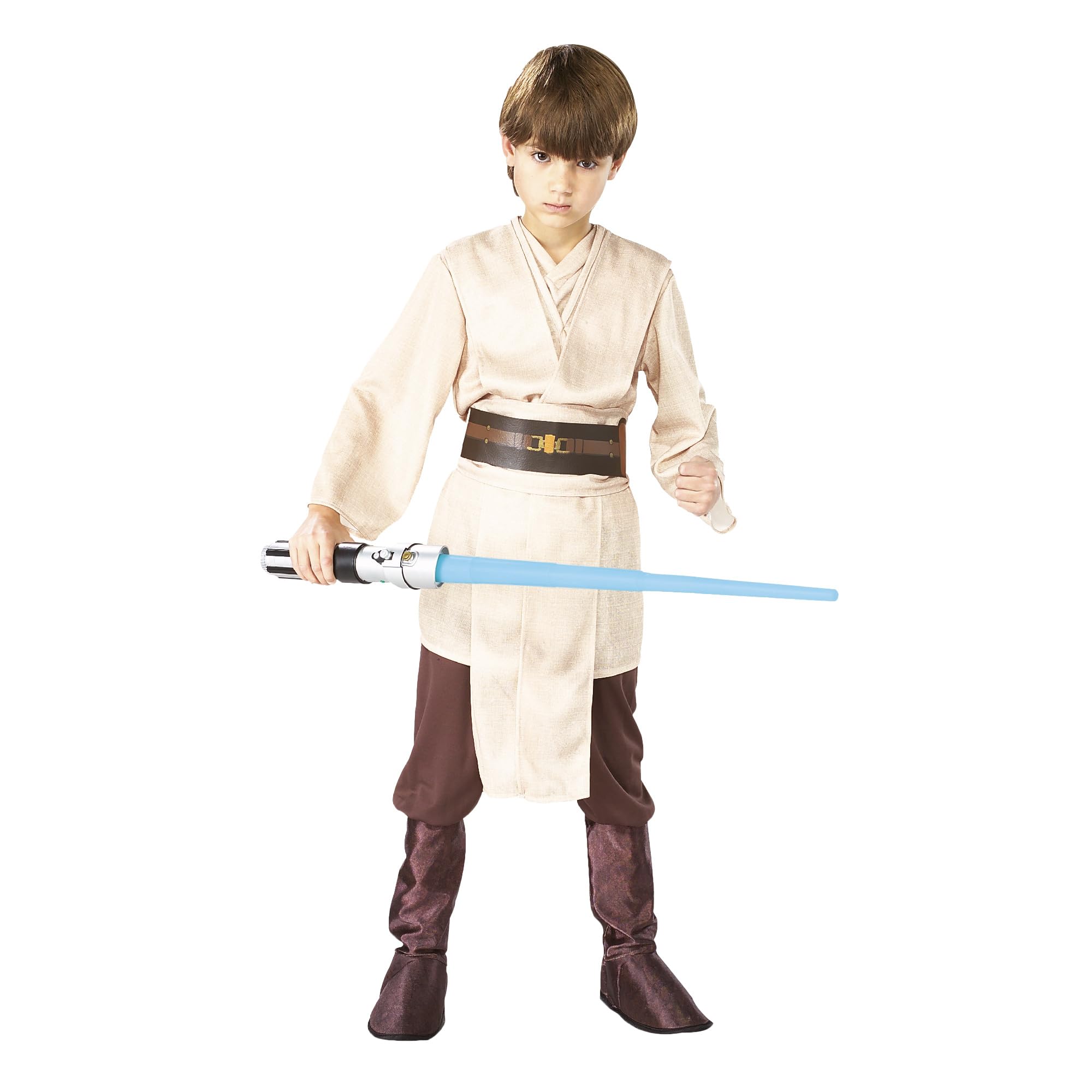 Rubies Official Disney Star Wars Jedi Deluxe Costume, Childs Size Small, Age 3-4 Years Halloween