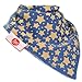 Zippy Fun Baby Bandana Drool Bibs (4 Pack Gift Set) Stylish Blues