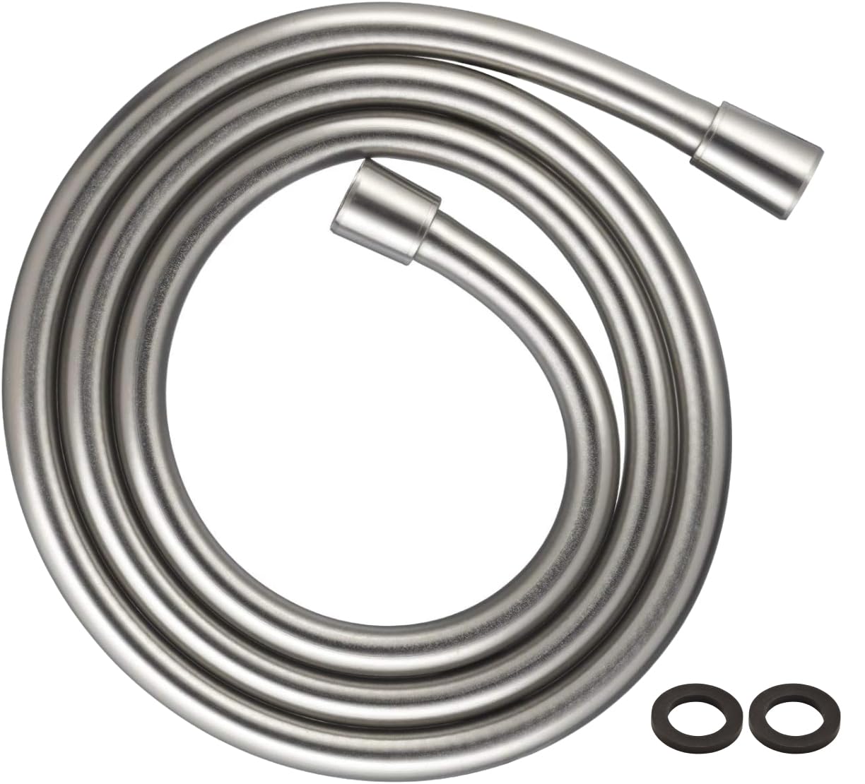 hansgrohe Isiflex Shower Hose 1.60 m, anti-kink and tangle free, stainless steel optic โ image 1