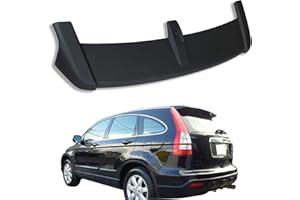 RainMan S Rear Trunk Spoiler Wing Replacement for 2007 2008 2009 2010 2011 Honda CRV CR-V Black Unpainted
