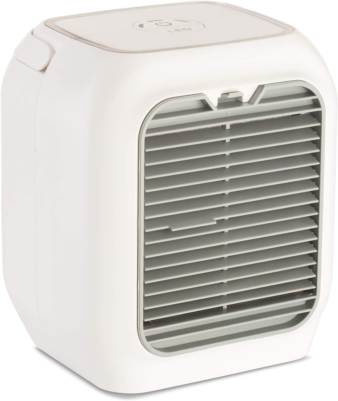 REMEDIES Portable, Personal Air Cooler| Mini Space Room Cooling Fan, Air-Purifier| USB Plug Included| Quiet Operation, Compact & Small Design for Home, Office, RV, Desktop-Indoor Use| 3 Gear Speed