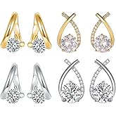 Halolux Lymphvity Germanium Earrings for Women Halolux Lymphvity Germanium Earrings Atheniz Lymphatic Earrings Lymphatic Drainage Earrings Dainty CZ Zircon Lymphatic Drainage Earrings