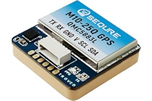 SEQURE M10-25Q FPV GPS Module with QMC5883L Compass Dual Protocol Upgraded 10th Generation Chip Fast Satellite Positioning for FPV Racing Drones