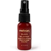 Mehron Makeup Blood Splatter, Special FX Fake Spray Blood | Professional SFX Blood for Performance, Halloween, Face Paint, &amp; Costumes. Vegan, Cruelty Free, &amp; Made in the USA.