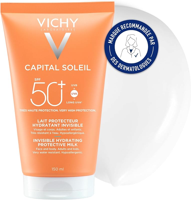 Capital Soleil Lait Protecteur Fraîcheur SPF50+ Visage Corps 150ml