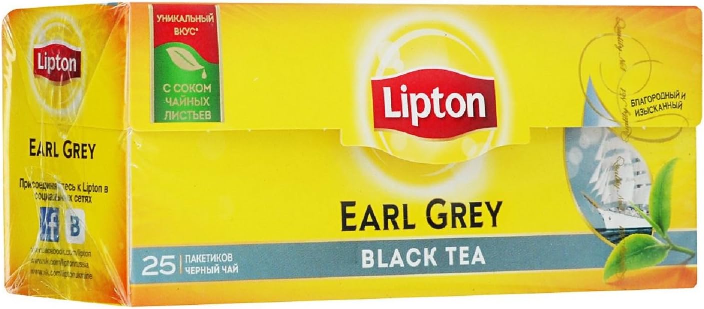 Lipton Earl Grey 25 teabags x 2 gr [Imported]