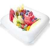 Novelty Place Inflatable Ice Serving Buffet Bar - Salad Food &amp; Drinks Tray for Party Picnic &amp; Camping (Pack of 1)