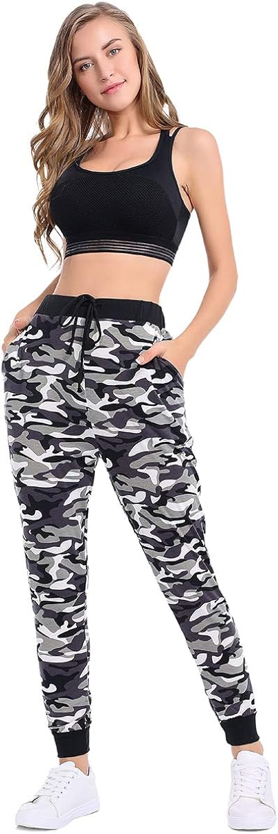 JTANIB Joggers Pants for Women, Active Lounge Drawstring Waist Yoga Sweatpants with Pockets at  Women’s Clothing store