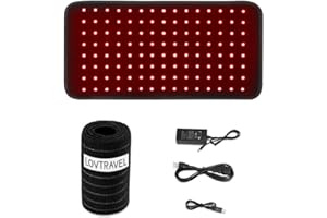 LOVTRAVEL New 660nm LED Red Light and 850nm Near Infrared Light Therapy Devices Large Pads Wearable Wrap for Pain