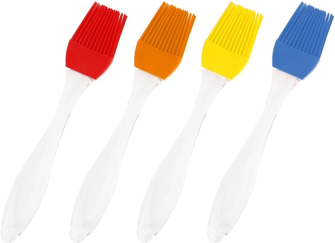 AussieCook Silicone Baking Mat Set of 4 – Professional Grade Pan Liners (Nonstick) - Includes 3 Silicon Baking Mats + 1 Basting Brush