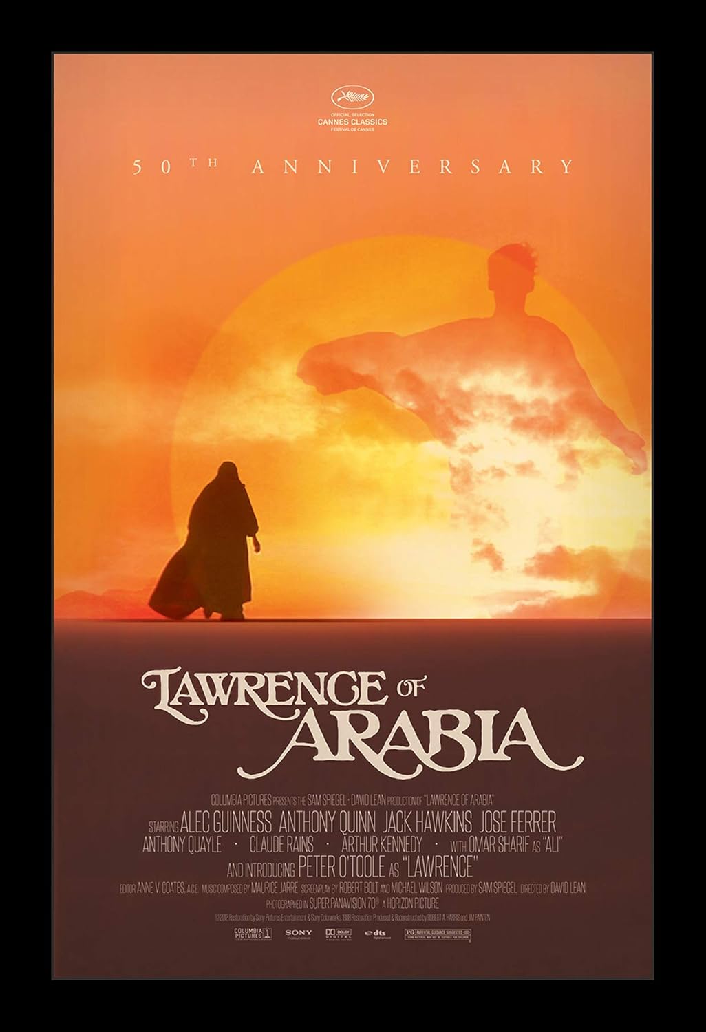 Wallspace 11x17 Framed Movie Poster - Lawrence of Arabia