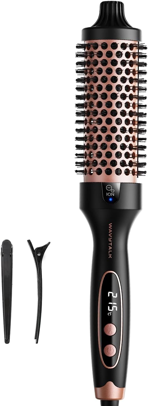 Wavytalk Blowout Boost Thermal Round Brush for Dry Hair