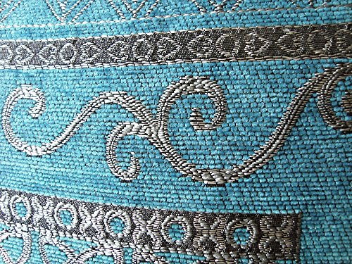 Artbisons Table Runner Blue Abstract 95x13" Thickly Soft Luxury Handmade Tablerunner