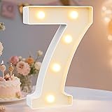 Pooqla Decorative LED Light Up Number