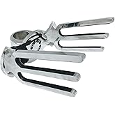 Krypt Towers Wakeboard Rack, Polished Aluminum Wakeboarding Tower Holder, Adjustable Angle Base to Level with Boat, Clamp Fits Tubing Sizes: 1 3/4", 1 7/8", 2", 2 1/4", 2 3/8", 2 1/2"