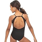 Alexandra Collection Youth Scoopneck X-Back Mesh Panel Leotard for Children