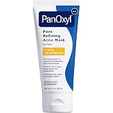 PanOxyl Pore Refining Acne Mask, 5% Colloidal Sulfur, For Face, 3 oz | Unclogs Pores, Minimizes Pore Size, Glacial &amp; Kaolin Clays Absorb Oil, Mattifies Skin, Gentle Formula, Vegan, All Skin Types