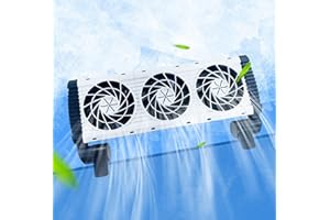 LONDAFISH Aquarium Chillers Aquarium Fan Fish Tank Cooling Fan System for Salt Fresh Water
