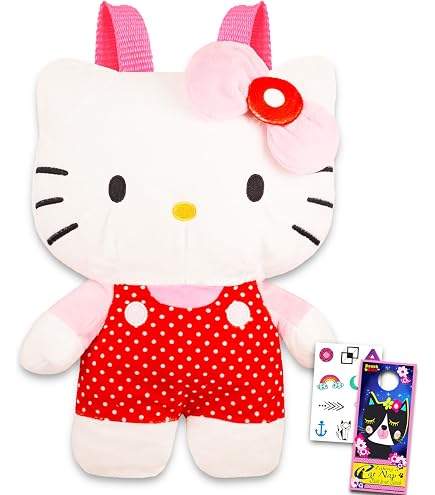 Hello Kitty 18" Plush Doll Backpack – Authentic – Large Size – Pink – New With Tags