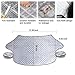 carsun Snow Cover for Car Windshield - Auto UV Protector Cover Shields Windshield Snow Shades for All Weather Car Front Window Cover (75x 39 inches)