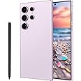 BDWJW C23 Ultra 5G Unlocked Smartphone,6GB+256GB Fully Unlocked Cell Phone for Android 13, 6.8" Unlocked Cell Phone, 6800mAh, 48MP+108MP Dual Camera/Dual (Purple)