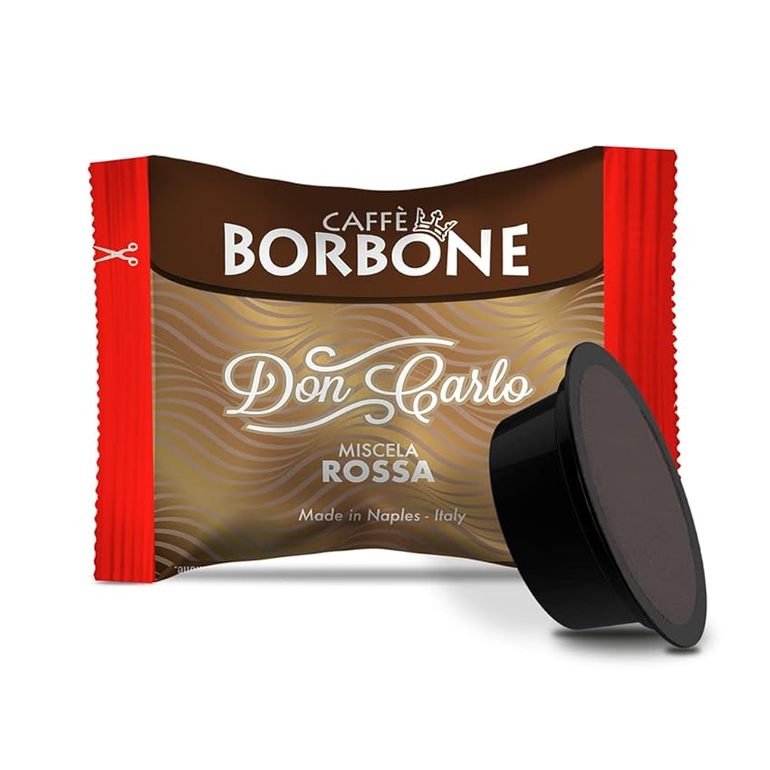 Caffè Borbone Don Carlo, Miscela Rossa - 100 Capsule - Compatibili con le Macchine