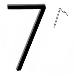 TILUODA 5 inch self-adhesive house number, modern