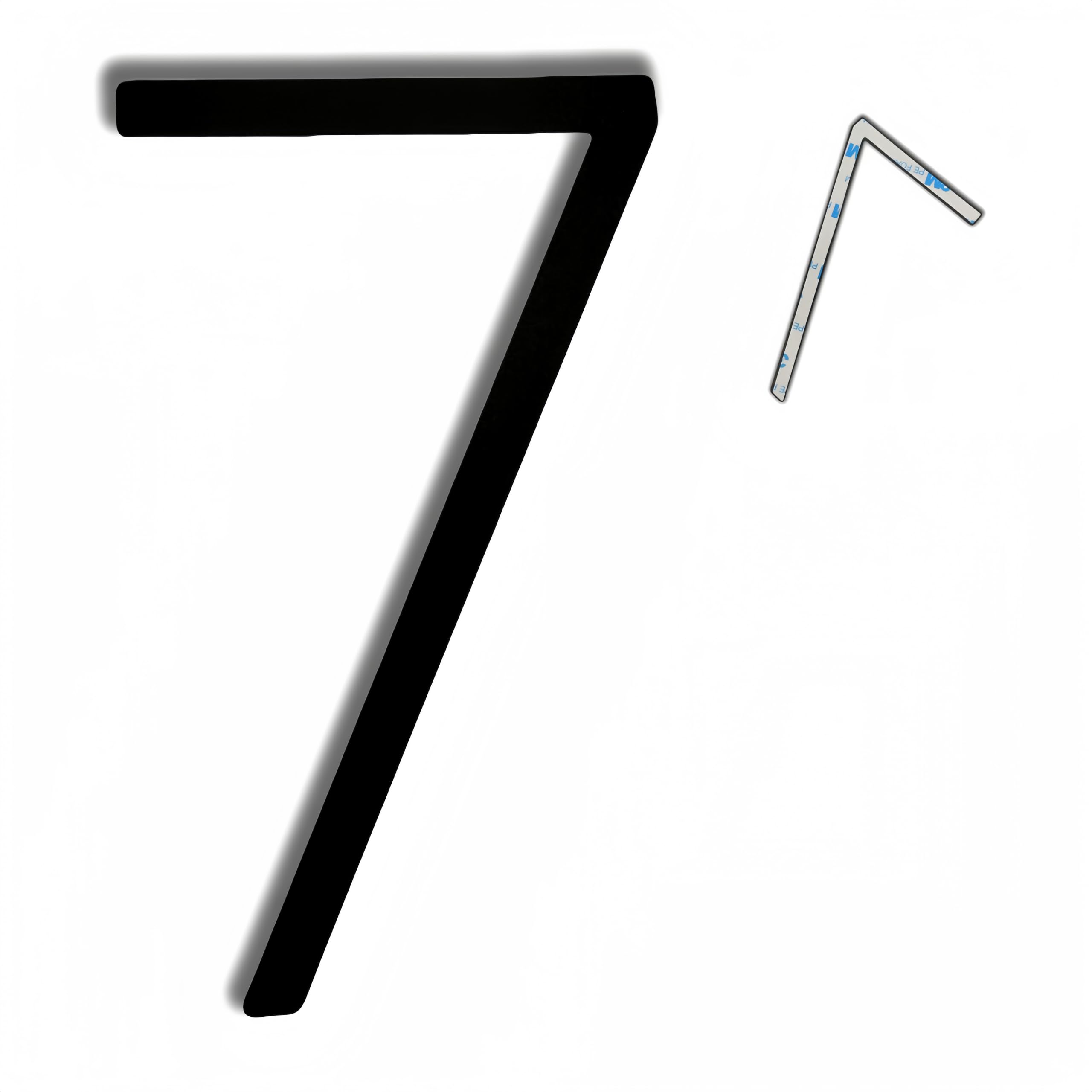 TILUODA 5 inch self-adhesive house number, modern