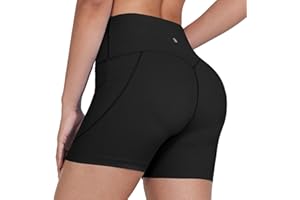 Willit 3"/6" Women's Swim Shorts with Liner Pockets High Waisted Bathing Shorts Bottoms Tummy Control UPF 50+