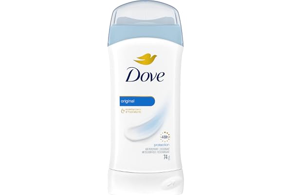 Dove Antiperspirant Stick Original Clean, for Women, For 48H Underarm Sweat & Odour Protection, 74g