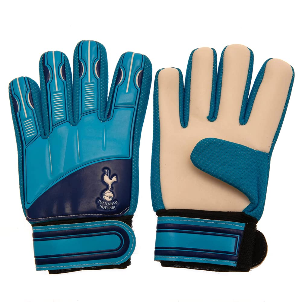 Hy-Pro Officially Licensed Tottenham FC Goalkeeper Gloves - Youth, Delta Design, Spurs, Goalie, with Strong Palm Girp for High Performance, Boys and Girls