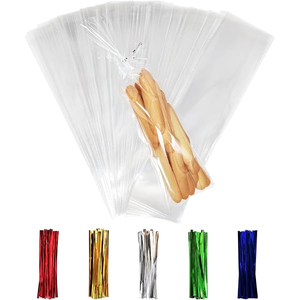 1000 Stück 9x12 Zoll Klare Cellophane Beutel Von UNIQUEPACKING INC - 1,2 Mil Stärke, Heißsiegelbar