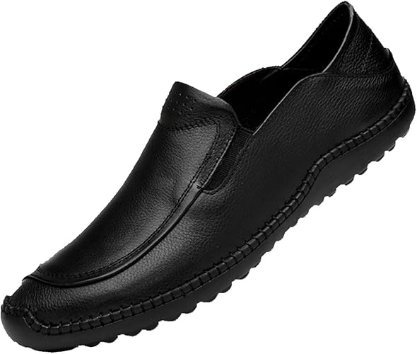 Amazon Toan トアン メンズ Elvレザー ローファービジネスドライビングシューズ カジュアル スニーカー コンフォート モカシン スリップオン レースアップ ローファー スリッポン