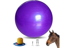 RideFound 25-Inch Horse Play Balls Mega Equine Ball for Play Training Horse Soccer Ball Anti-Burst Herding Ball for Horse Goat Donkey