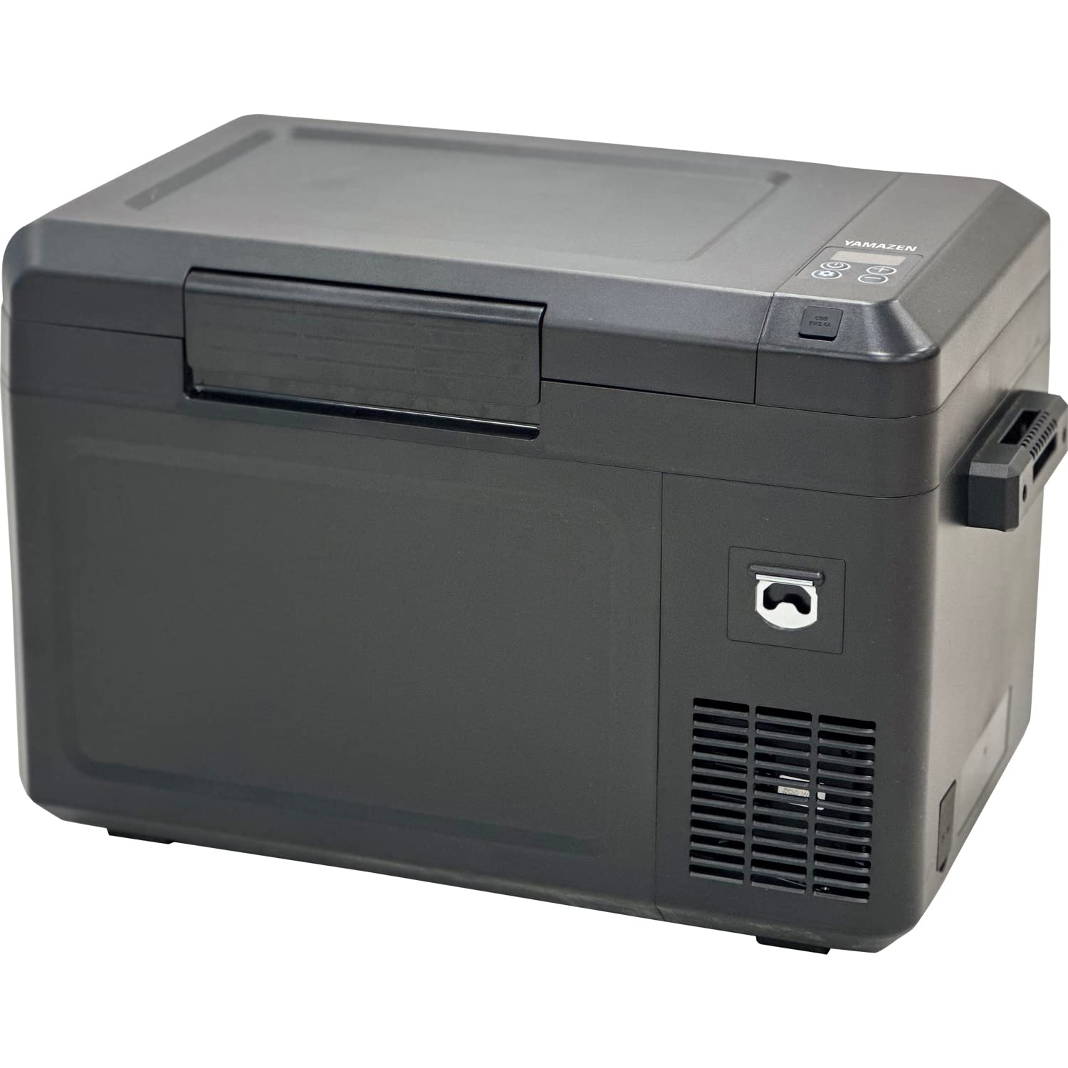 [山善] ポータブル 冷凍冷蔵庫 25L コンプレッサー式 (AC/DC 2WAY電源) 車載 冷蔵庫 冷凍庫 小型 クーラーボックス ブラック YFR-C25(B)商品画像