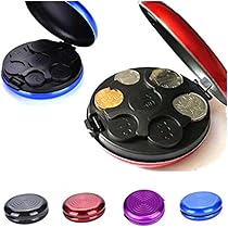 Portamonedas Compacto Para Euros - Pack De 4 (2 Negros, 2 Transparentes), Clasificador Con Dispensador