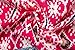 Women Bohemian Neck Tie Floral Print Ethnic Style Shift Dress (Large, Pattern 15)