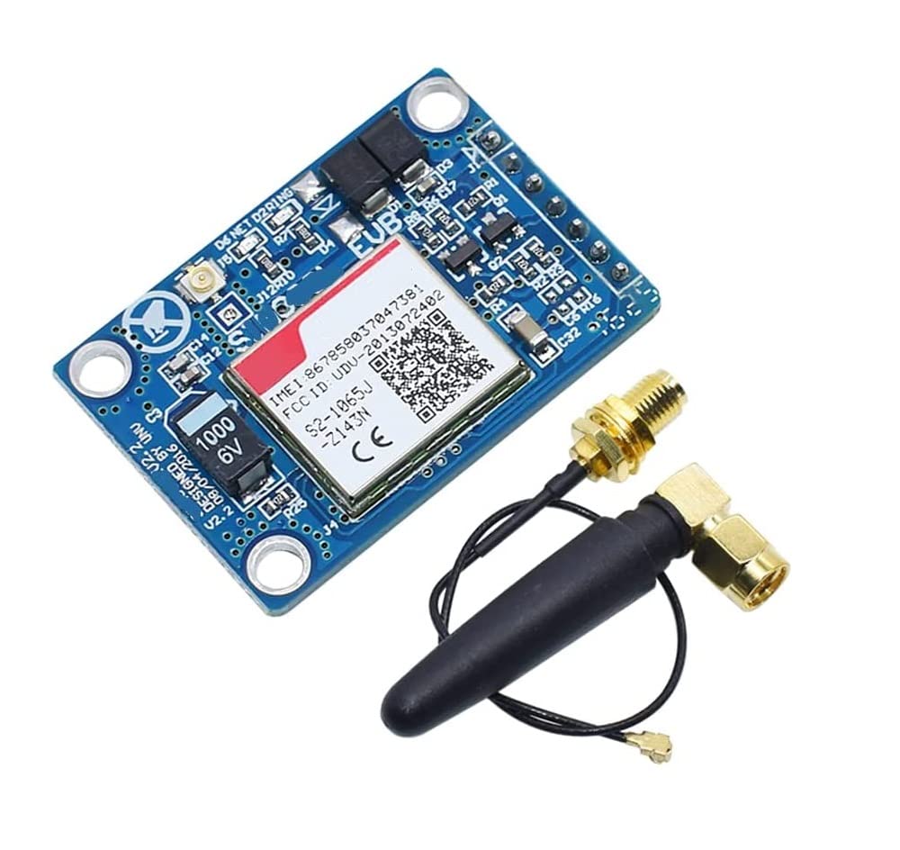 Fasizi V2.0 5V Wireless GSM GPRS Module Quad-Band W/Antenna Cable Cap M105