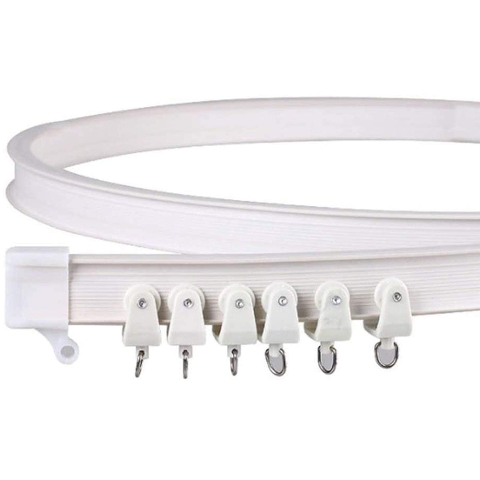 Buy Ceiling Curtain Track,Sliding Curtain Track System for Curtain RailFlexible,Bendable and