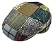 St. Patricks Day Irish Hats for Men John Hanly Men’s Flat Irish Hat Patchwork 100% Wool Made in Ireland XL