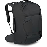 Osprey Farpoint 40L Men's Travel Backpack, Black OS | carry on bag, laptop sleeve, personal item, work school travel, carry on travel, flight friendly, toiletry kit, Black color