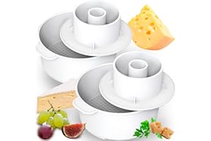 Cheese Mold – Cheese Making Kit 2 pcs – Cheesemaking Supplies – Cheese Set for Press – Paneer Maker – Great for Semi-Soft and