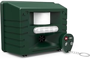 Aspectek Ultrasonic Outdoor Animal Repellent, Yard Sentinel RC Pest Control Repeller Animal Expel with Motion Detector, 4 Key