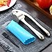 Garlic Press, Stainless Steel Mincer and Crusher With Silicone Roller Peeler - Professional Grade, Dishwasher safe, Rust-proof