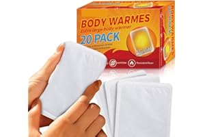 Long-Lasting Disposable Hand Warmer, 20 Count | Soothes Muscle & Joint Pain, Portable Self-Heating Patches for Winter Sports,