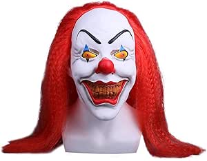 Amazon.com HTTDIAN Halloween Clown Resurrection Mask Headgear Costume