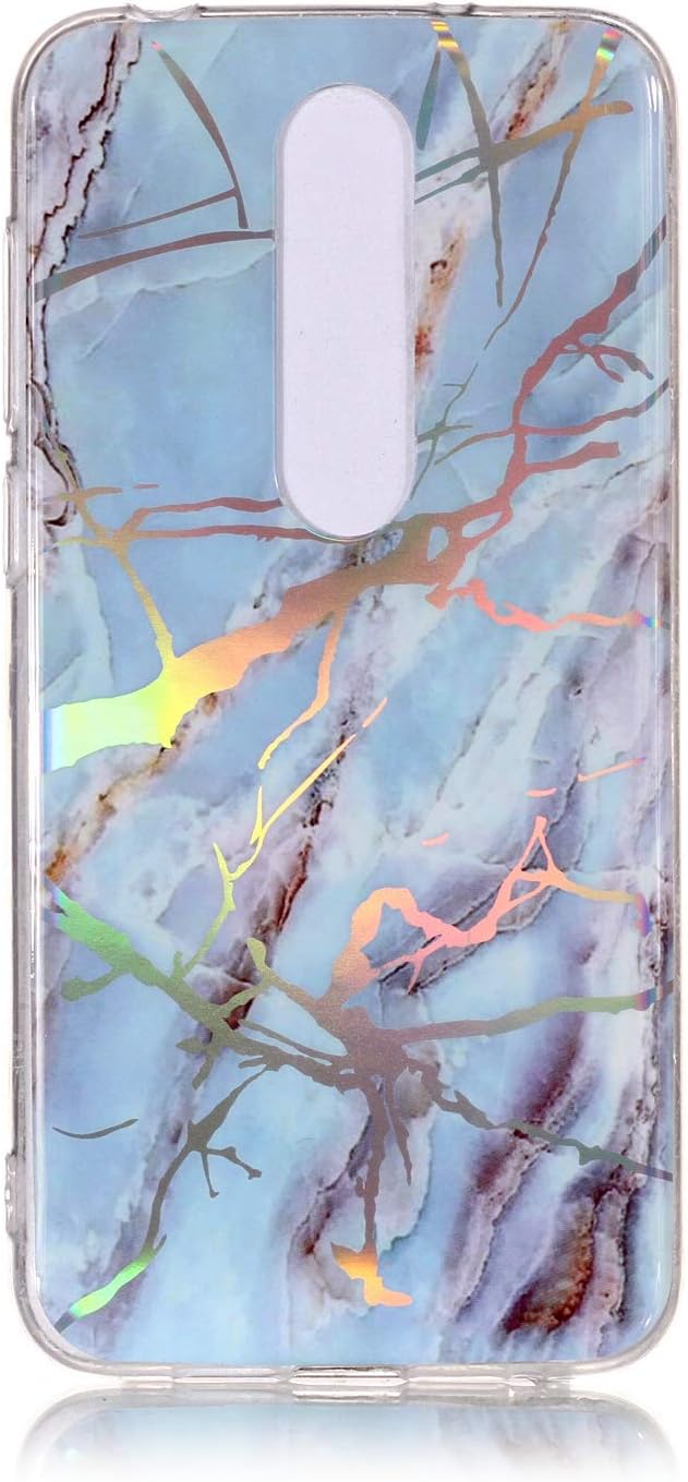 [Nokia 6.1Plus] Case, Lomogo Soft Silicone Case Shockproof Anti-Scratch Case Cover for Nokia 6.1 Plus - LOYHU23583#8